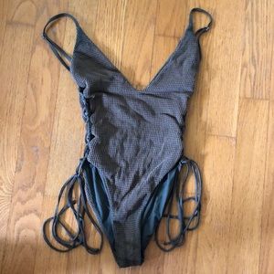 Blue Life Mermaid One Piece - Military Green